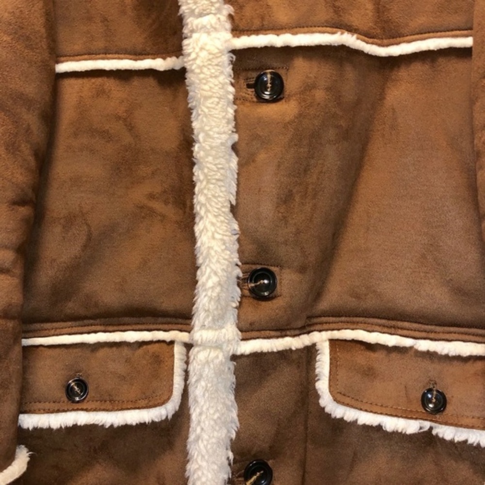 BRAND NEW ZARA Man Shearling Coat - Picture 4 of 6